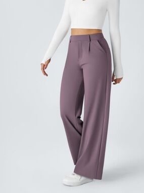 Halara Flex™ DayStretch high-waisted pocket Wide leg pants Purple Size Large